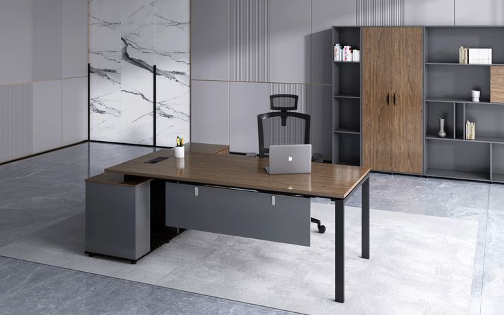 wholesale high quality wooden modern executive office desk